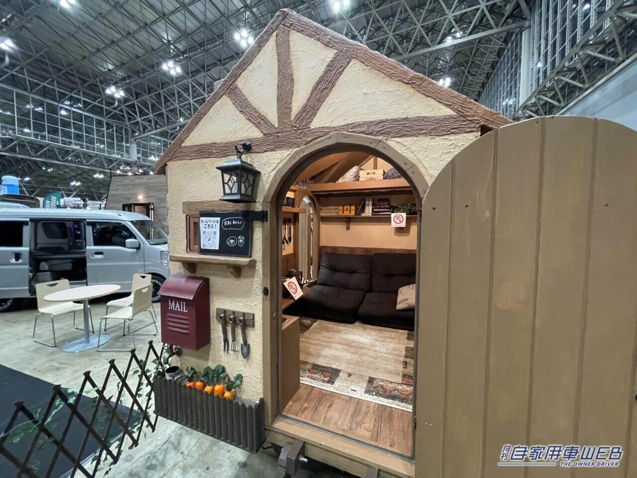 |まるでジブリの世界! 軽トラの荷台に積めるミニハウス