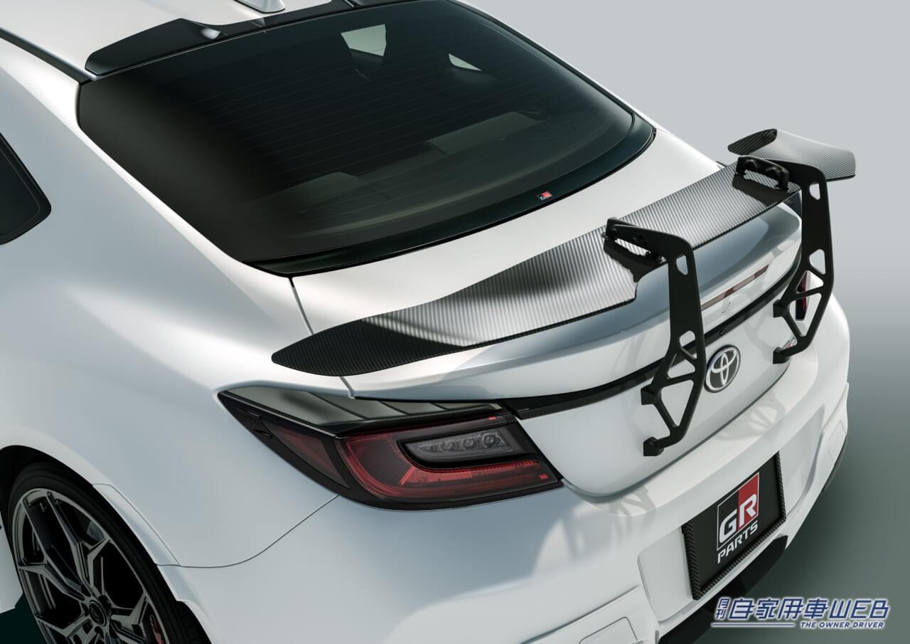 |市販車では珍しいバーチカルマウント採用のGR86用「GRウイング」発売開始