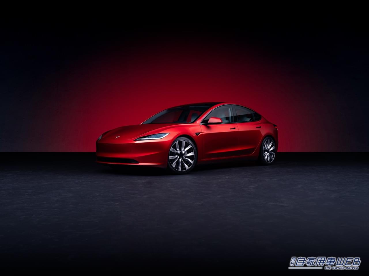 |新しいテスラ「Model 3」登場。内外装を改良し、一充電航続距離はロングレンジモデルで629㎞へ!