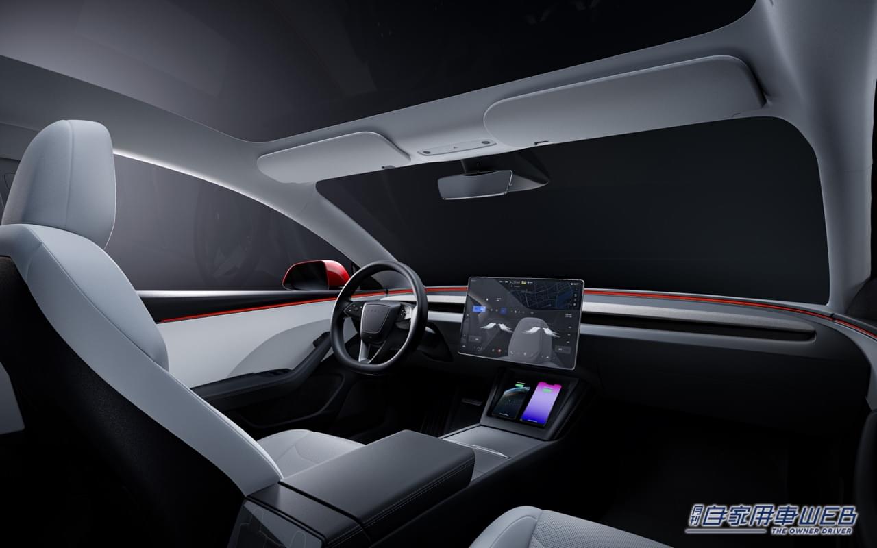 |新しいテスラ「Model 3」登場。内外装を改良し、一充電航続距離はロングレンジモデルで629㎞へ!