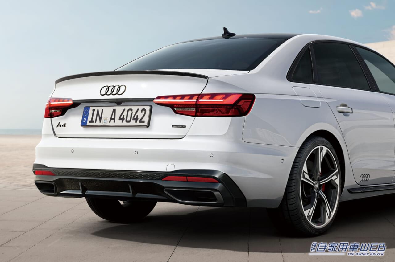 |RSのイメージを盛り込んだ限定車「S line competition plus」を、A4/A4 Avant/A5 Sportback」の各モデルに設定