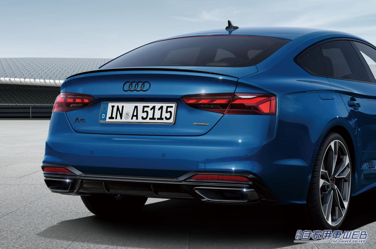 |RSのイメージを盛り込んだ限定車「S line competition plus」を、A4/A4 Avant/A5 Sportback」の各モデルに設定