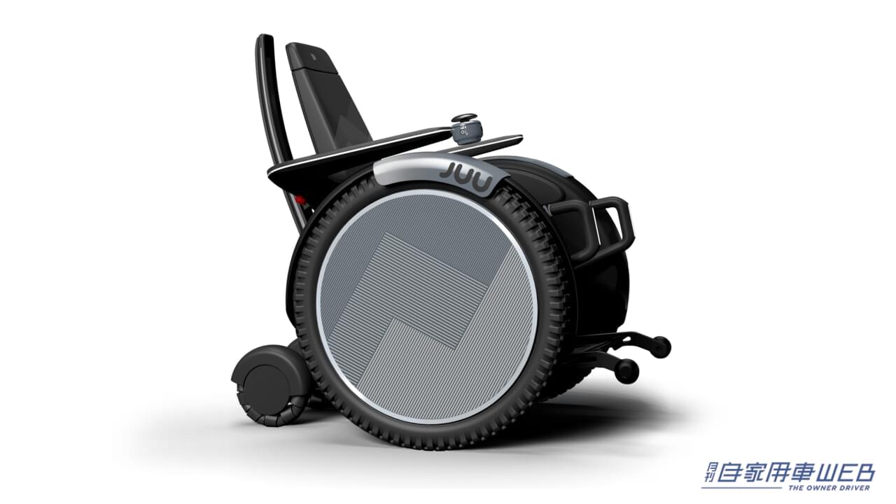 |走破性とデザイン性を備えた電動車いすタイプの新たなコンセプトモビリティ。トヨタ「JUU(ジェイユーユー)」【ジャパンモビリティショー2023出展車両情報】