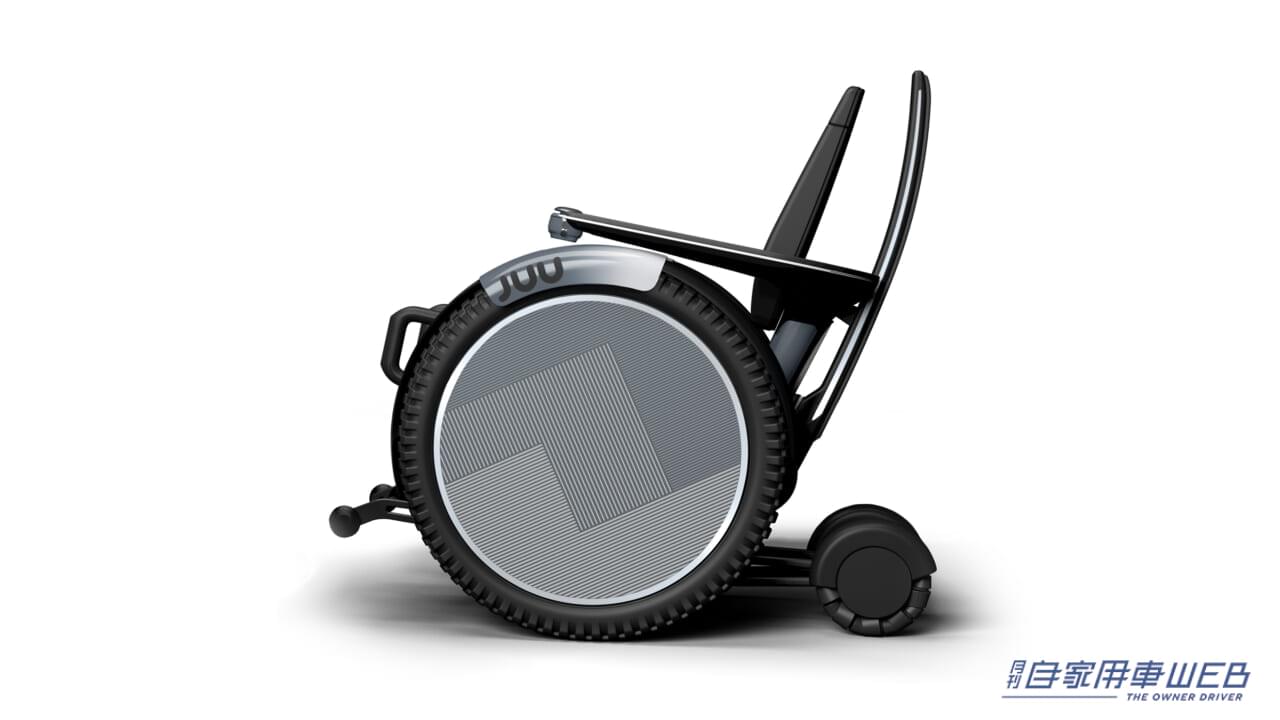 |走破性とデザイン性を備えた電動車いすタイプの新たなコンセプトモビリティ。トヨタ「JUU(ジェイユーユー)」【ジャパンモビリティショー2023出展車両情報】