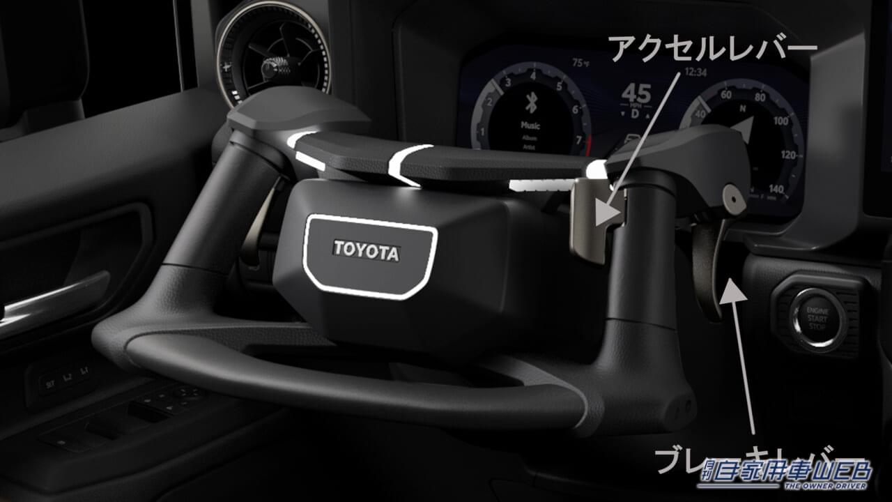 |バイクハンドルをベースの新時代コックピットコンセプト、トヨタ「NEO Steer(ネオステア)」【ジャパンモビリティショー2023出展車両情報】