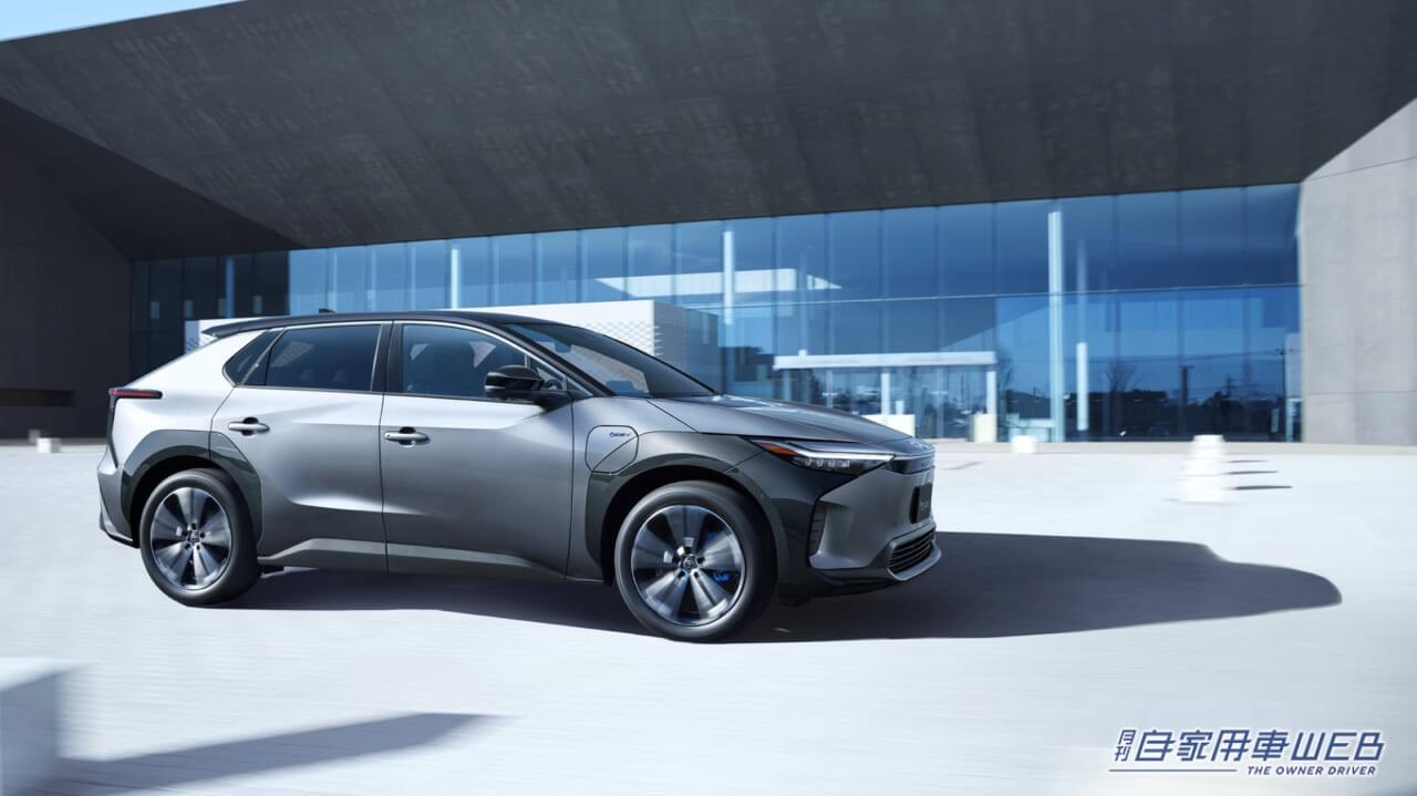 |トヨタ「bZ4X」の一部改良を実施。11月13日より一般販売もスタート