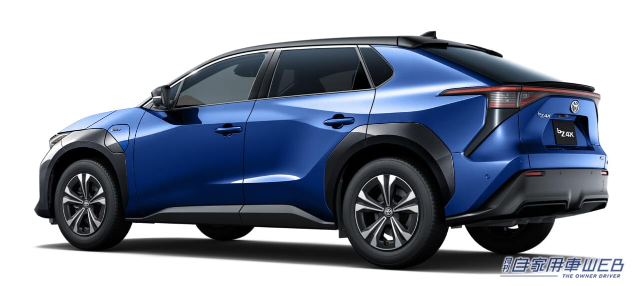 |トヨタ「bZ4X」の一部改良を実施。11月13日より一般販売もスタート