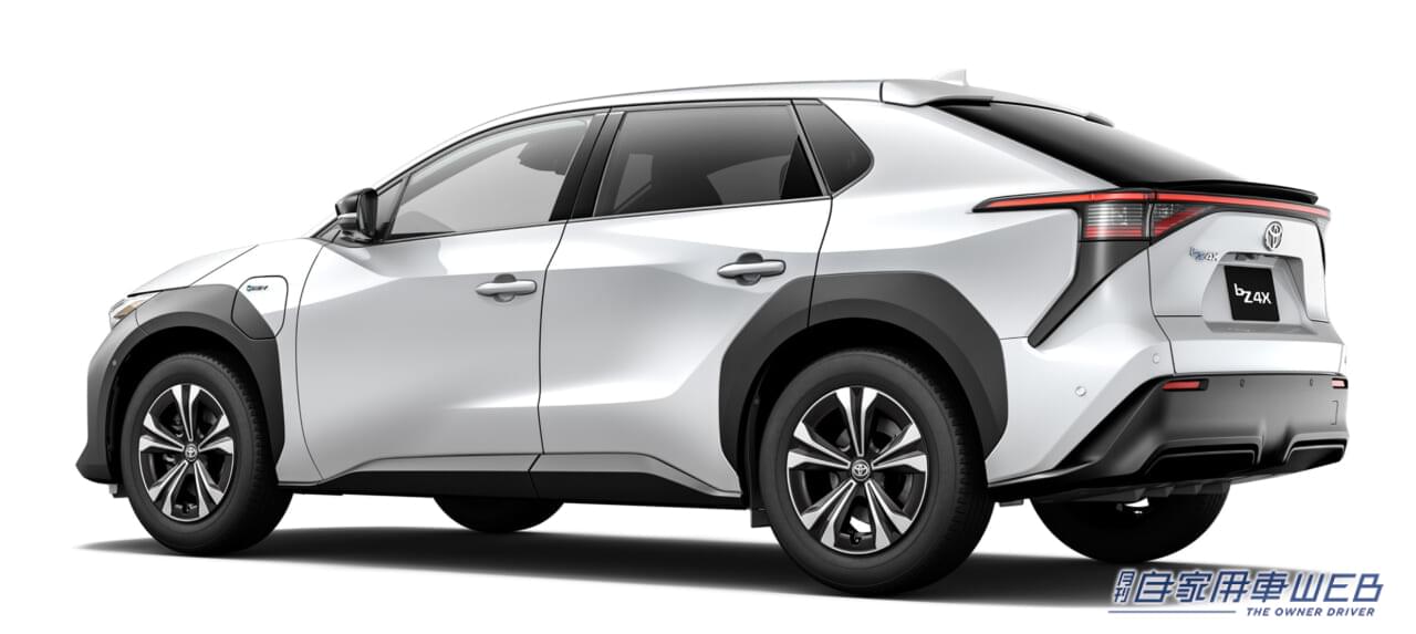 |トヨタ「bZ4X」の一部改良を実施。11月13日より一般販売もスタート