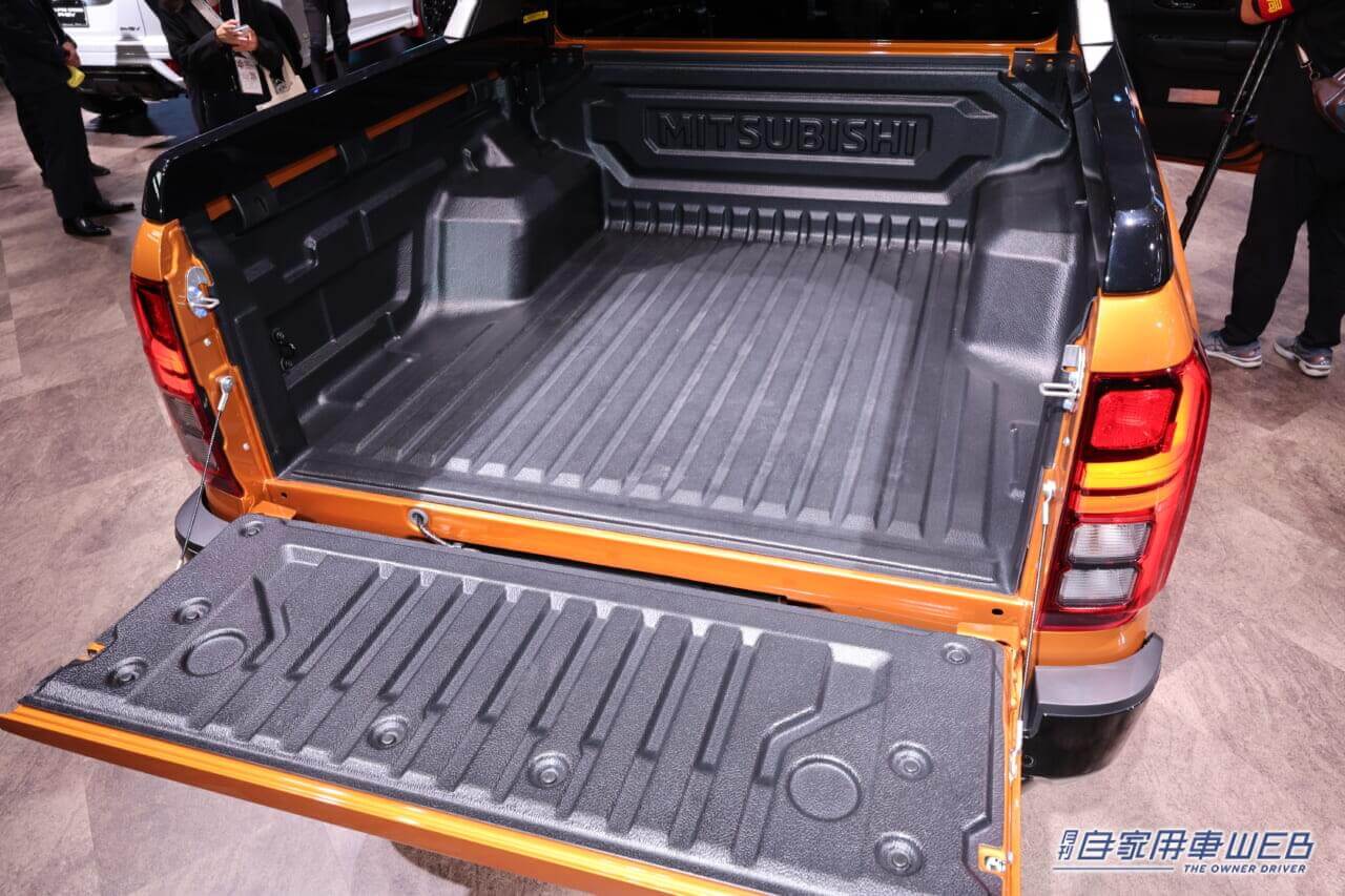 |ミツビシ、2024年に導入予定のピックアップトラック「トライトン」を国内初お披露目、想定価格帯は498~540万円を予定