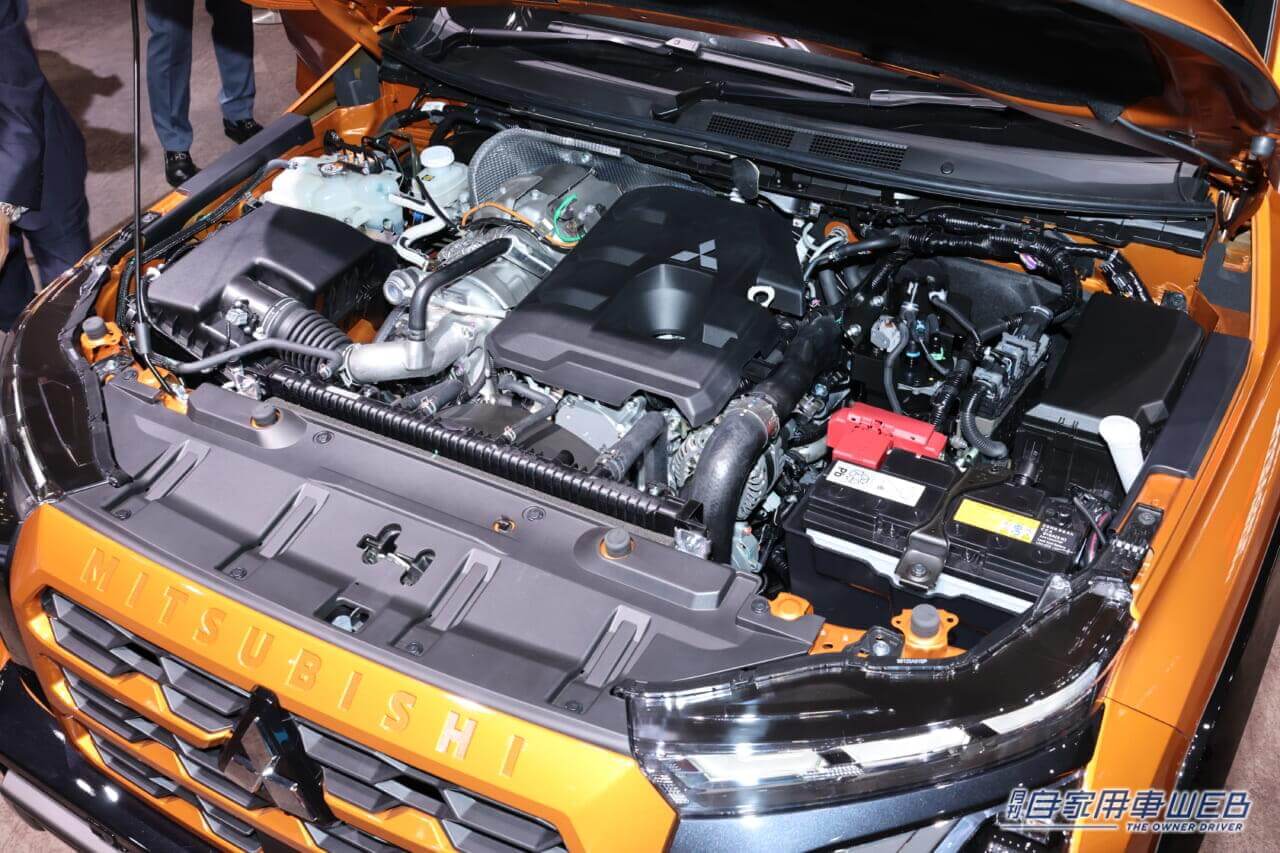 |ミツビシ、2024年に導入予定のピックアップトラック「トライトン」を国内初お披露目、想定価格帯は498~540万円を予定