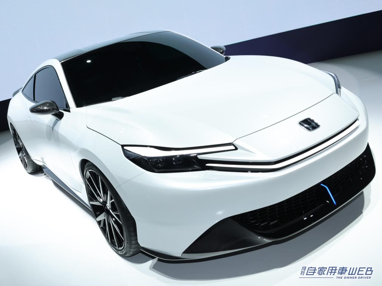 |【JMS2023コンセプトカー】王道の2ドアスペシャリティクーペが電動化で復活! ホンダ「プレリュード コンセプト」