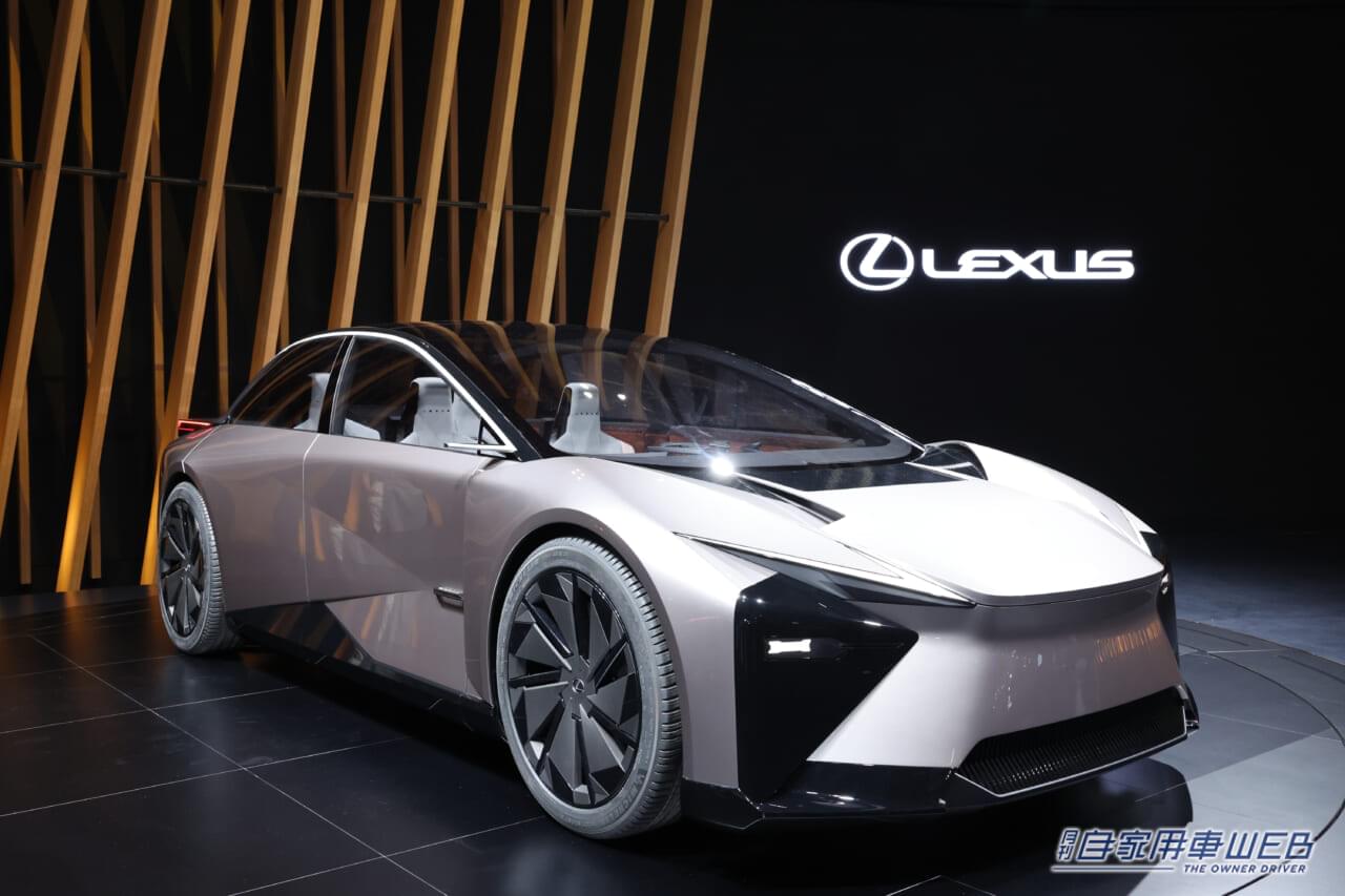 |【JMS2023コンセプトカー】レクサス、2026年市場導入予定の次世代バッテリーEVコンセプト「LF-ZC」を世界初公開