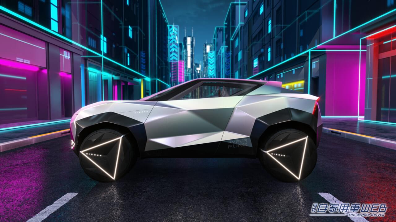 |日産、EVコンセプトカーの第四弾モデル「ニッサン ハイパーパンク」の概要を発表【ジャパンモビリティショー2023出展車両情報】