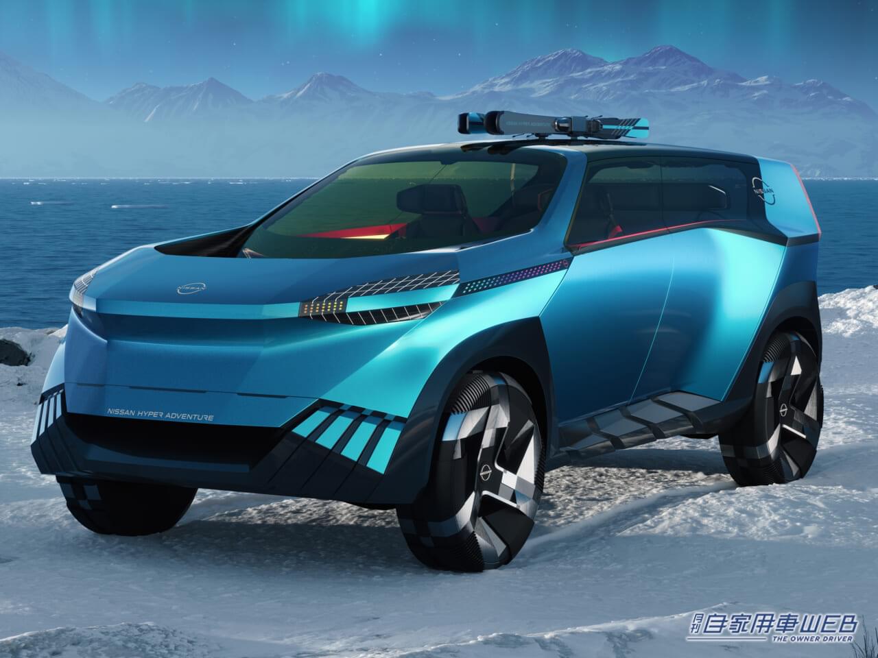 ｜日産がEVコンセプト第二弾発表。「ニッサン ハイパーアドベンチャー」V2Xとe-4ORCE搭載の本格SUV【ジャパンモビリティショー2023】