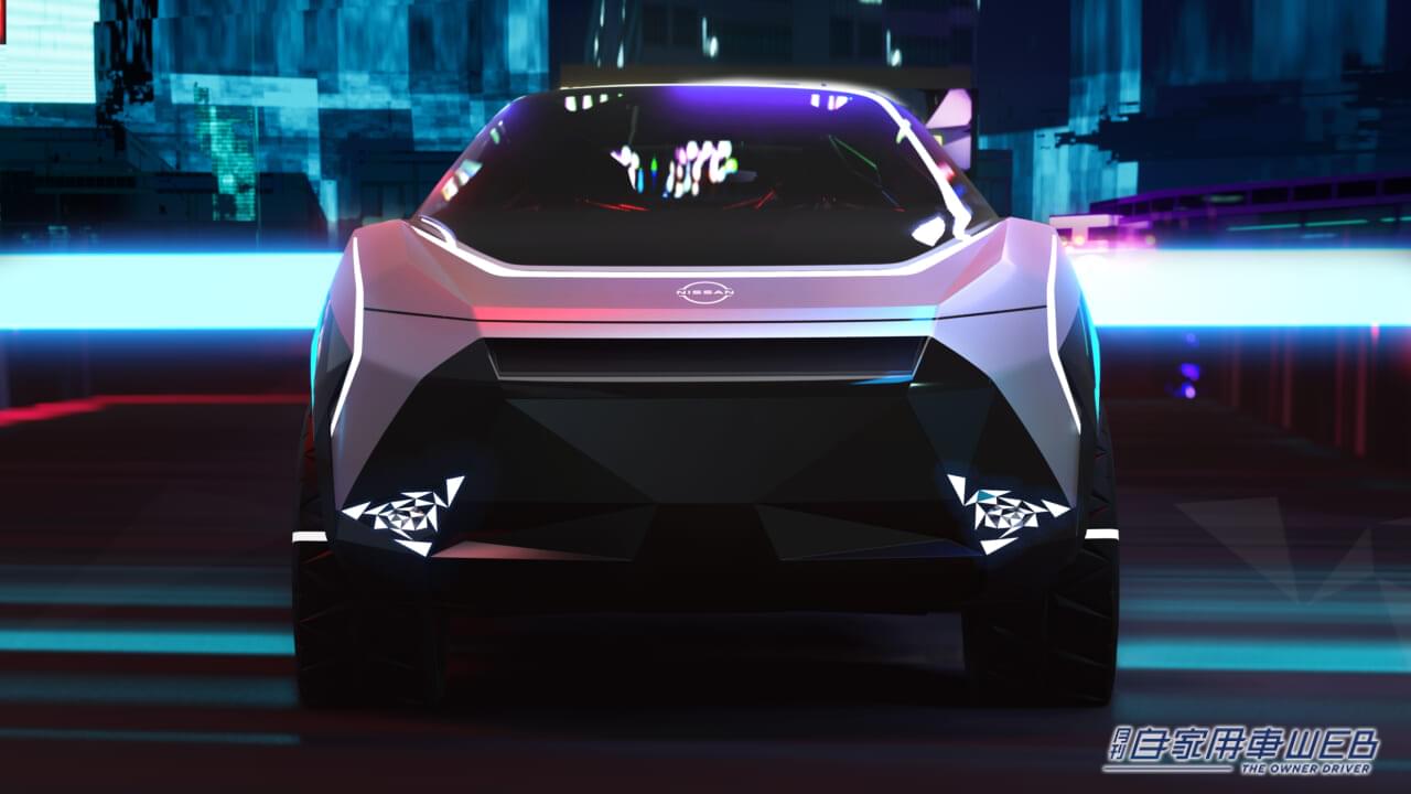 |日産、EVコンセプトカーの第四弾モデル「ニッサン ハイパーパンク」の概要を発表【ジャパンモビリティショー2023出展車両情報】