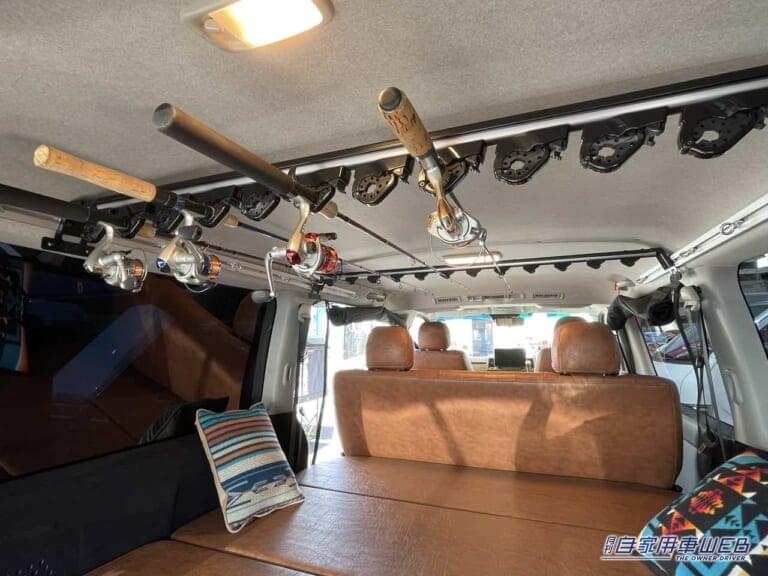 釣り仕様のハイエース|めっちゃ良いぞ「釣り」と「キャンプ」どちらもガチで楽しめる。やっぱりハイエースが欲しくなる!