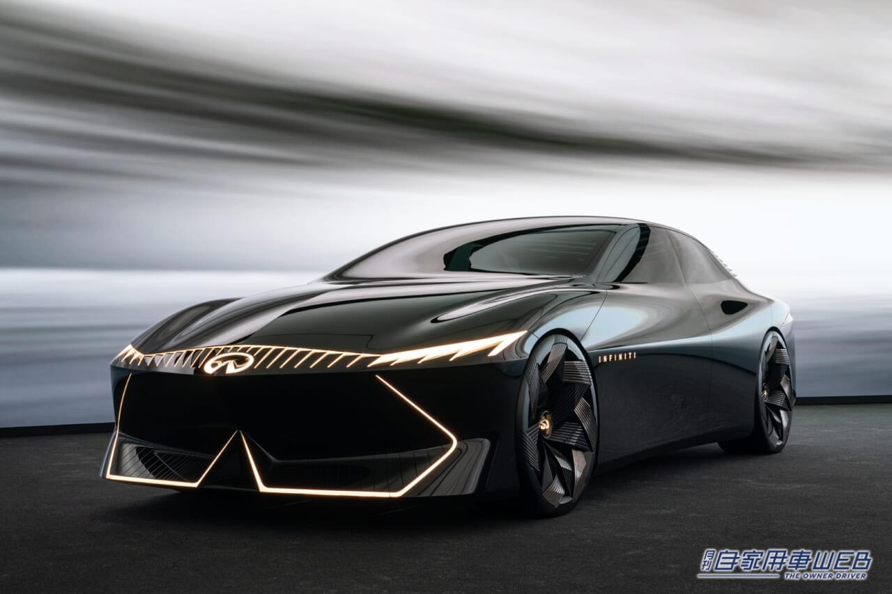 |次期スカイライン!? 日産がインフィニティのEVコンセプトカーと新型車を公開