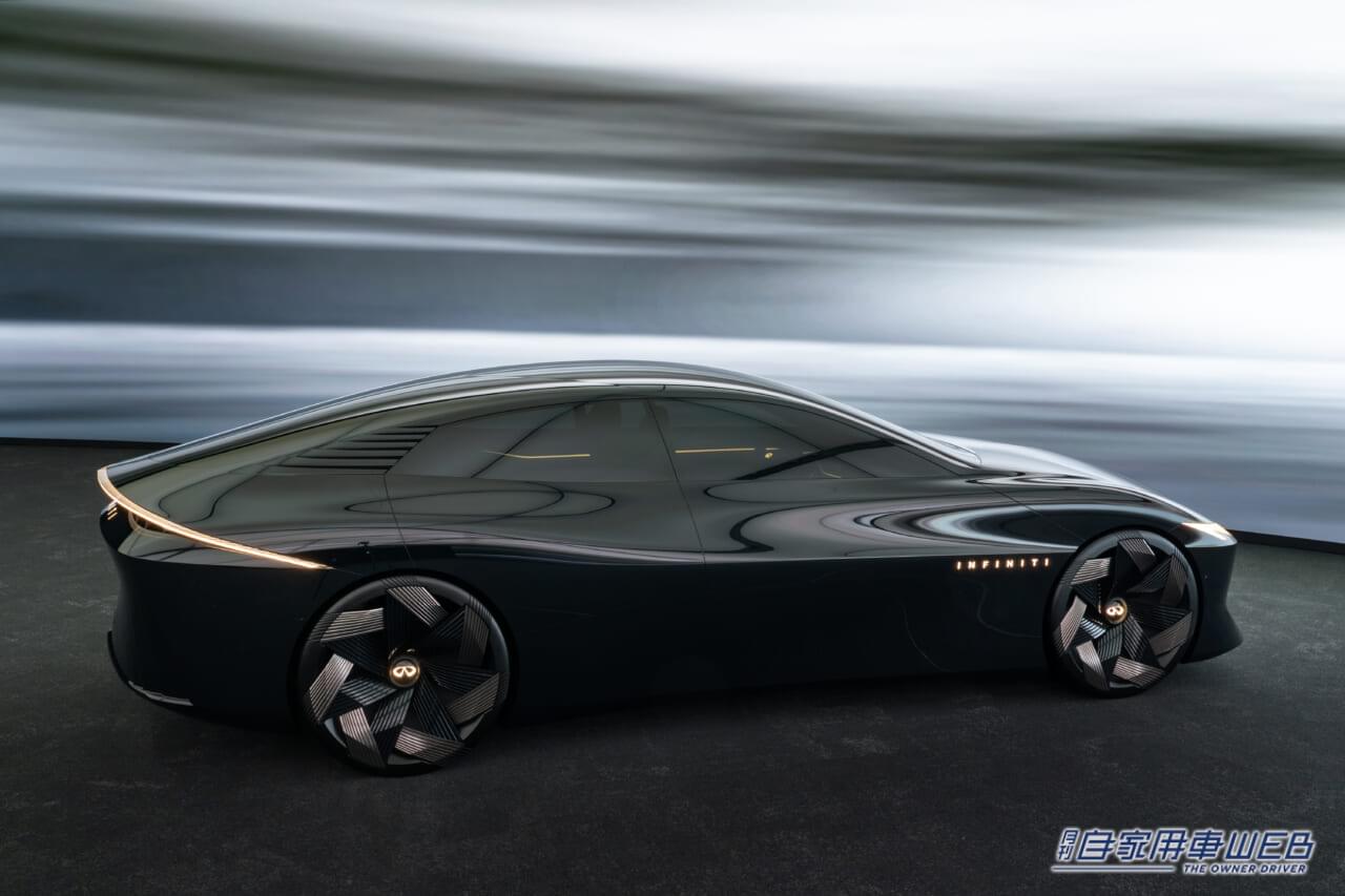 |次期スカイライン!? 日産がインフィニティのEVコンセプトカーと新型車を公開