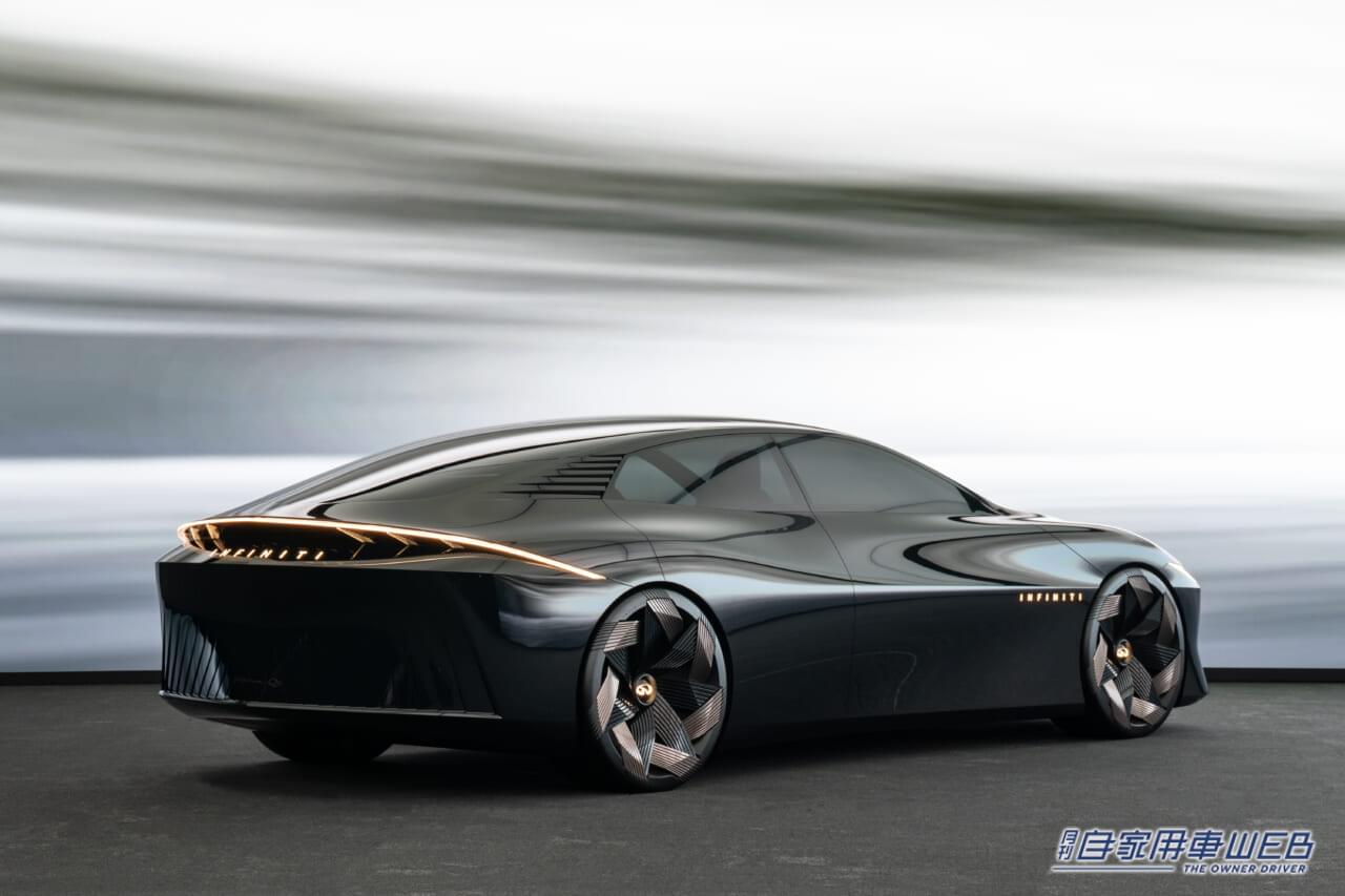 |次期スカイライン!? 日産がインフィニティのEVコンセプトカーと新型車を公開