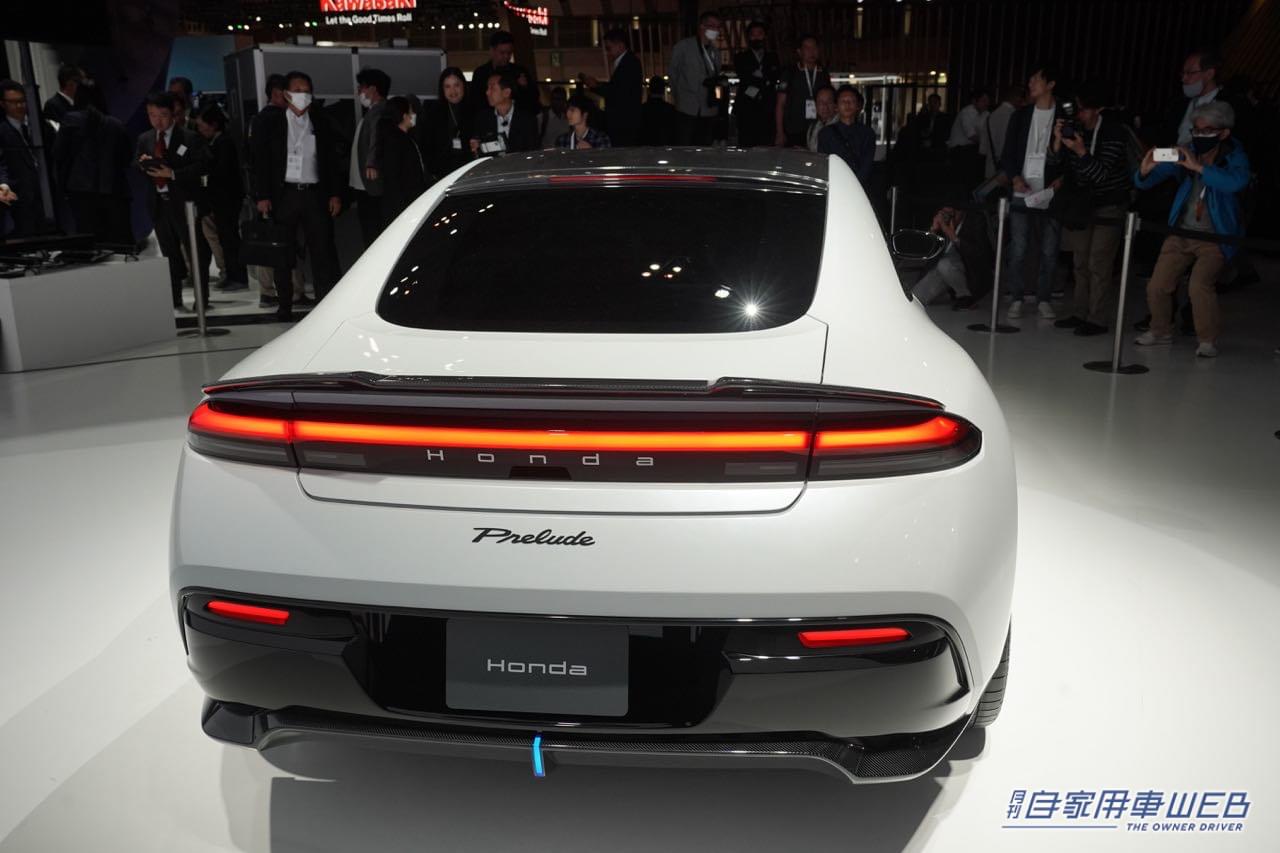 |【JMS2023コンセプトカー】王道の2ドアスペシャリティクーペが電動化で復活! ホンダ「プレリュード コンセプト」