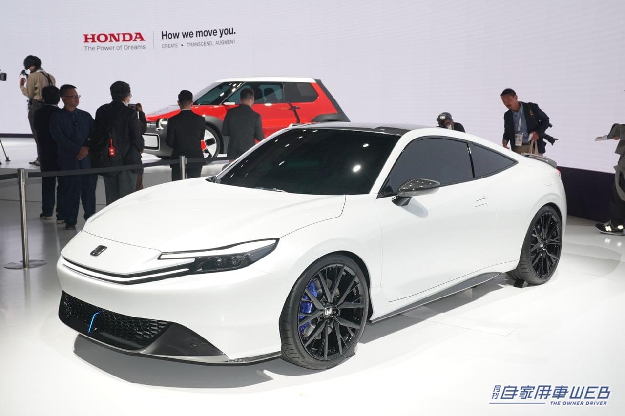 |【JMS2023コンセプトカー】王道の2ドアスペシャリティクーペが電動化で復活! ホンダ「プレリュード コンセプト」
