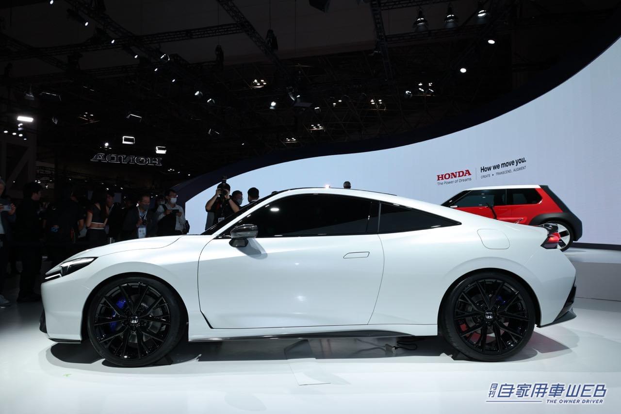 |【JMS2023コンセプトカー】王道の2ドアスペシャリティクーペが電動化で復活! ホンダ「プレリュード コンセプト」