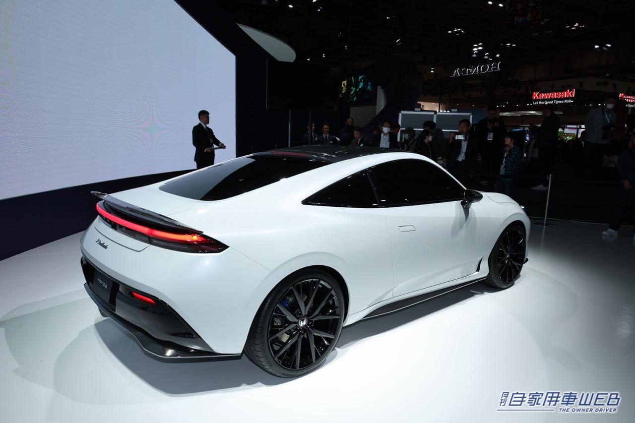 |【JMS2023コンセプトカー】王道の2ドアスペシャリティクーペが電動化で復活! ホンダ「プレリュード コンセプト」