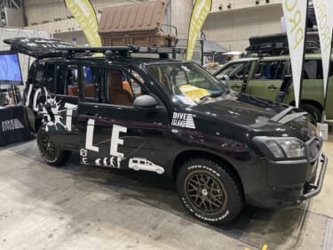 プロの釣り人がプロデュース！　トヨタ プロボックスがベースの釣り車