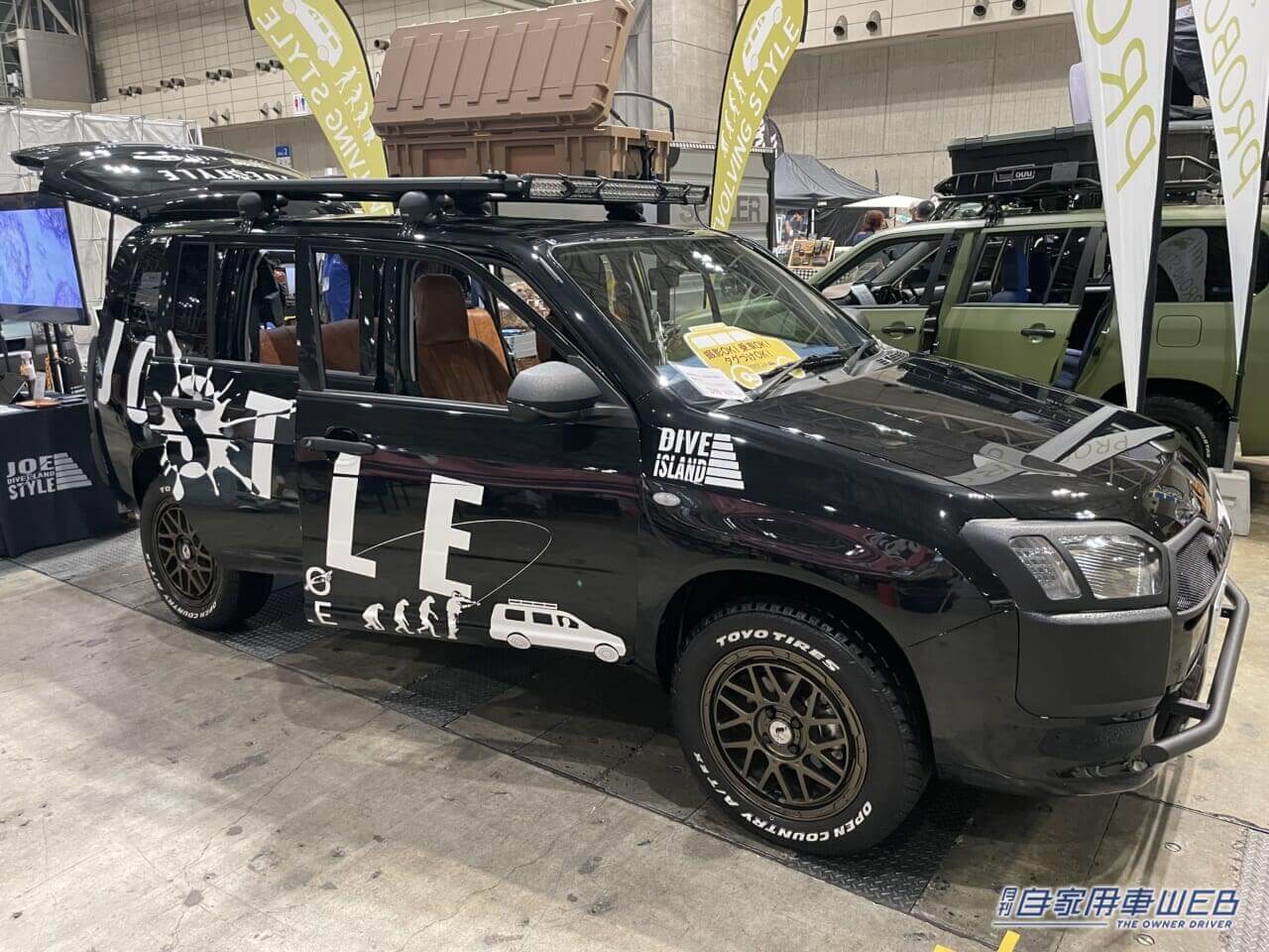 |プロの釣り人がプロデュース! トヨタ プロボックスがベースの釣り車