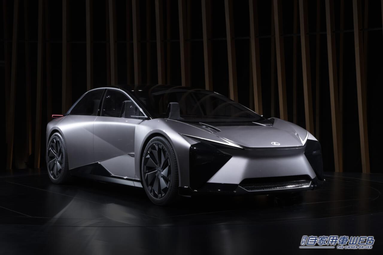 |【JMS2023コンセプトカー】レクサス、2026年市場導入予定の次世代バッテリーEVコンセプト「LF-ZC」を世界初公開