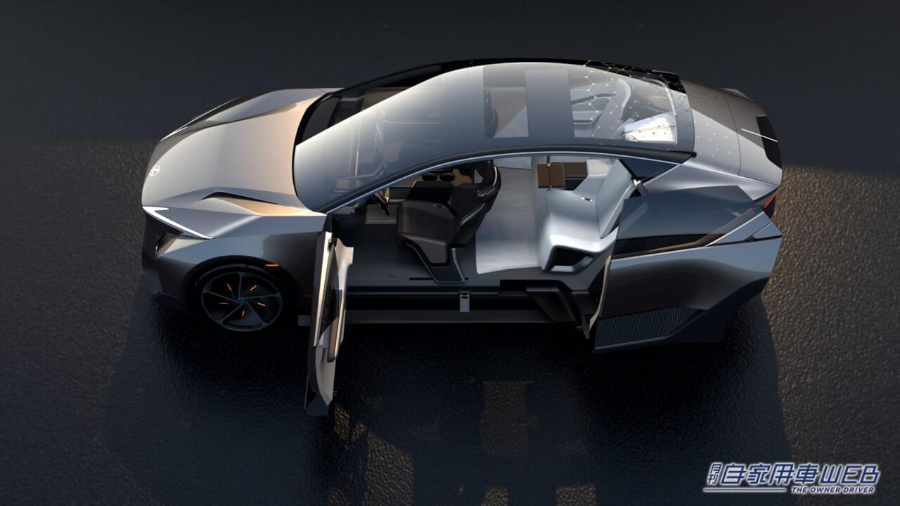 |【JMS2023コンセプトカー】次期「LS」のスタディモデル!? レクサスバッテリーEVフラッグシップコンセプトモデル「LF-ZL」