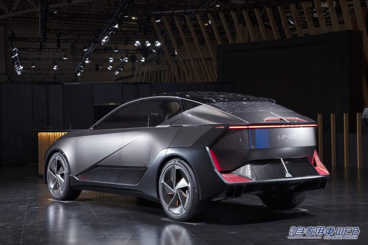 |【JMS2023コンセプトカー】次期「LS」のスタディモデル!? レクサスバッテリーEVフラッグシップコンセプトモデル「LF-ZL」