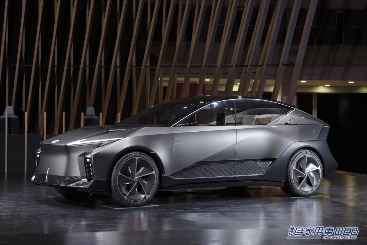 |【JMS2023コンセプトカー】次期「LS」のスタディモデル!? レクサスバッテリーEVフラッグシップコンセプトモデル「LF-ZL」