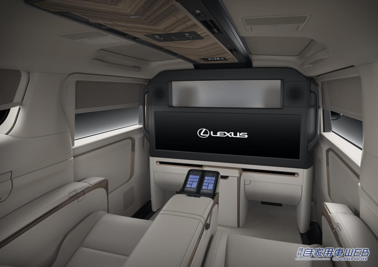 |新型レクサスLM、国内仕様を発表。導入グレードは「LM 500h」で、価格は2000万円に設定
