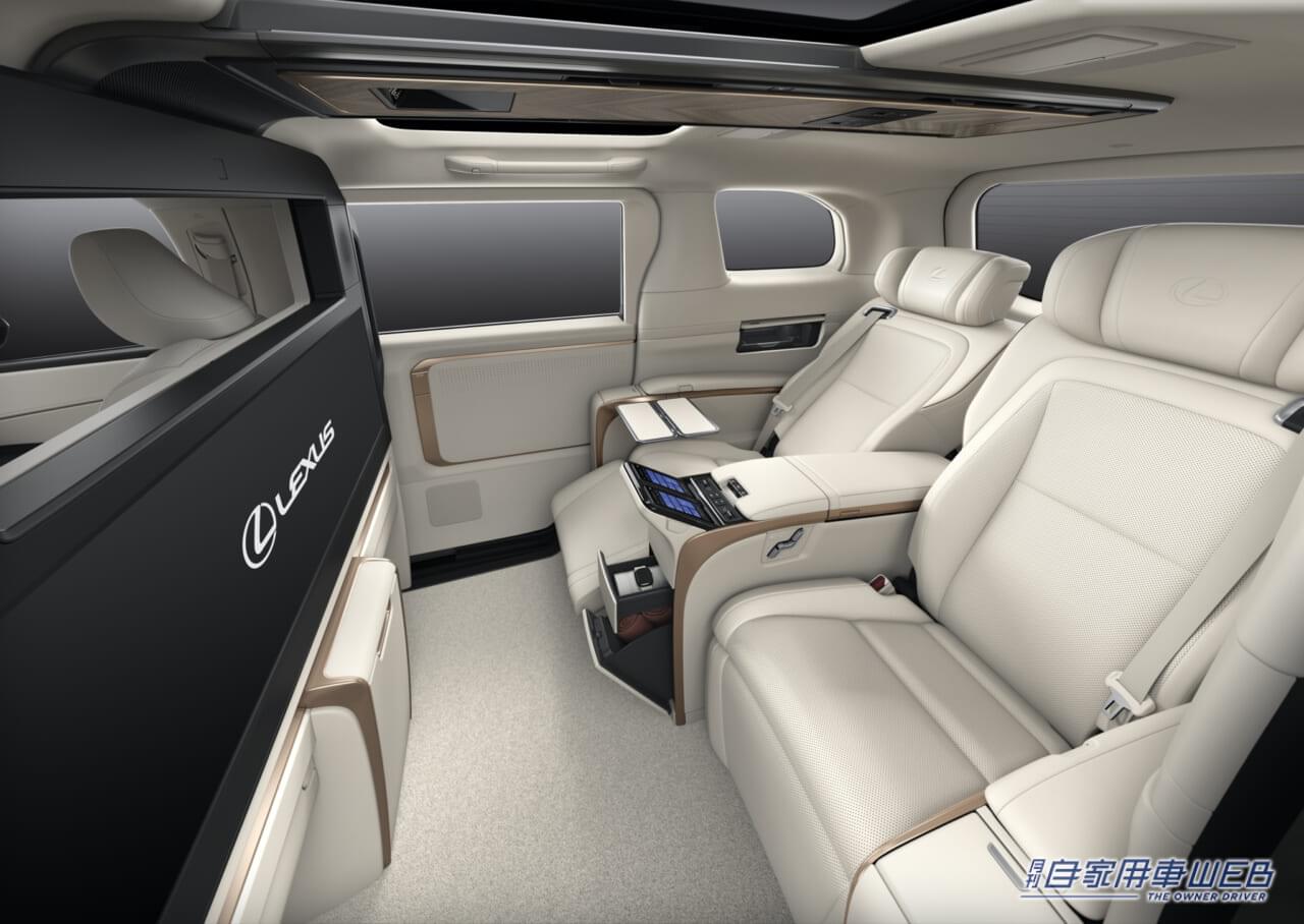 |新型レクサスLM、国内仕様を発表。導入グレードは「LM 500h」で、価格は2000万円に設定