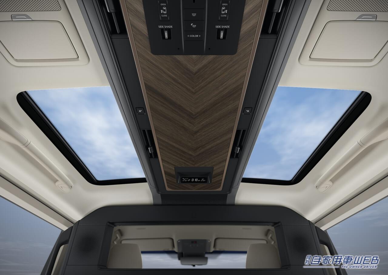 |新型レクサスLM、国内仕様を発表。導入グレードは「LM 500h」で、価格は2000万円に設定