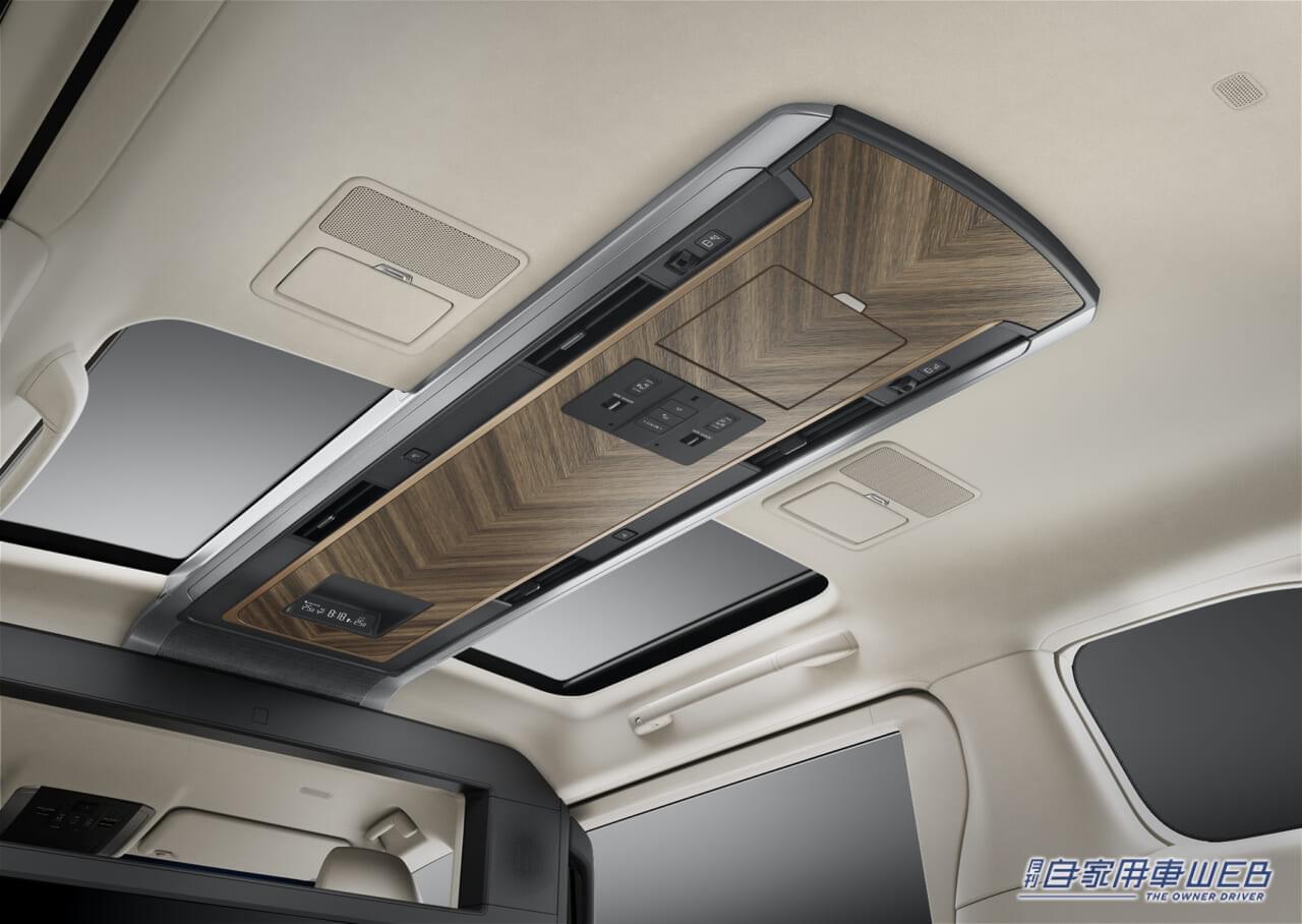 |新型レクサスLM、国内仕様を発表。導入グレードは「LM 500h」で、価格は2000万円に設定