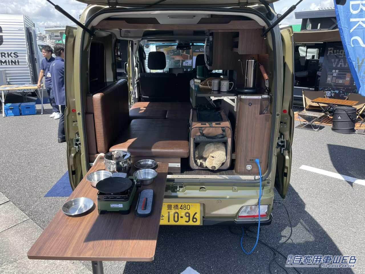 |ソロキャンにベストは車が欲しい人は注目! ダイハツ アトレーがベースの軽キャンパー