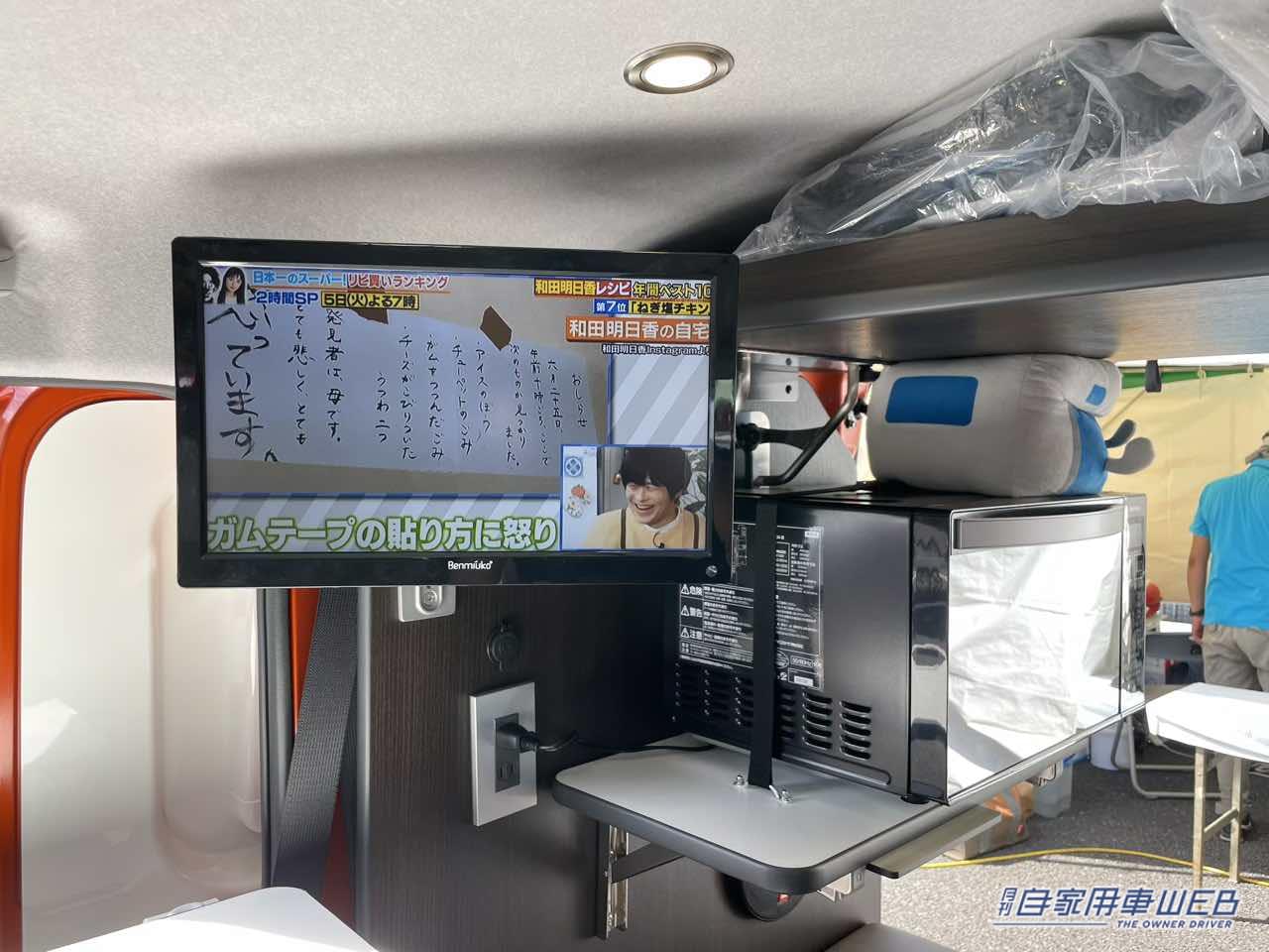 |「軽自動車を甘く見てた」「こんな部屋に住みたい」広いフラット面がスゴイぞ。ダイハツ・アトレーがベースの軽キャンパー