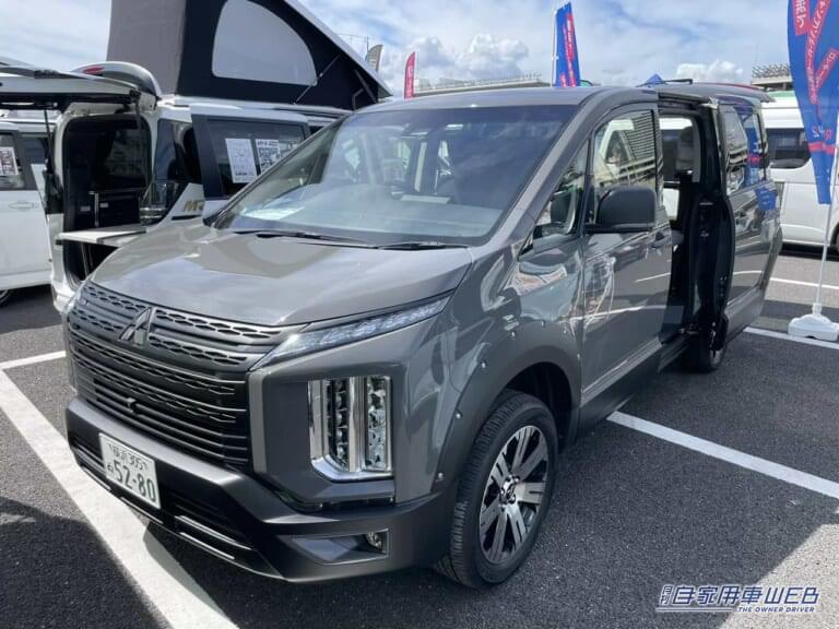 三菱のデリカD:5がベースのキャンピングカー。|か、完璧だ…「凄いミニバン」ファミリーカーをキャンピングカーにしたら普段使いも便利な最強クラスの乗用車だった。