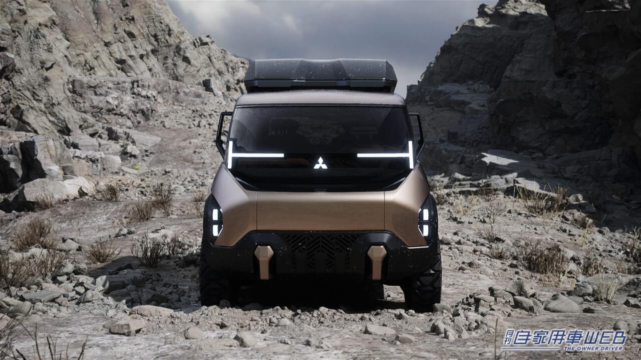 |【JMS2023コンセプトカー】最新の電動&電脳機能が採用された、デリカを未来を占うコンセプトカー「MITSUBISHI D:X Concept」を初披露