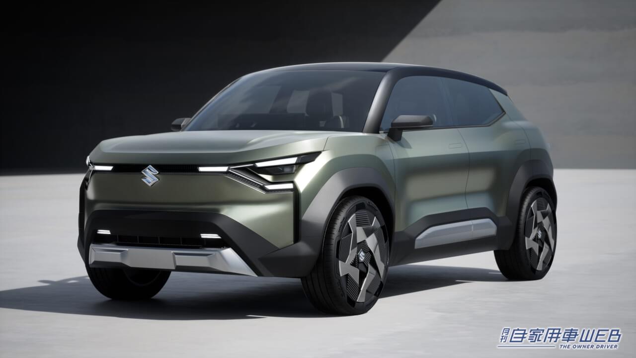|スズキ、EV世界戦略車第一弾モデル「eVX」をJAPAN MOBILITY SHOW 2023に展示【ジャパンモビリティショー2023出展モデル紹介】