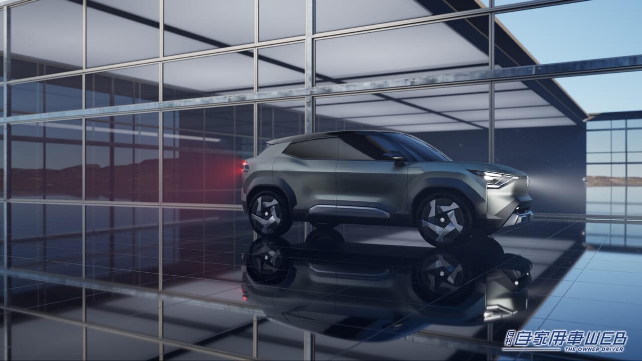 |スズキ、EV世界戦略車第一弾モデル「eVX」をJAPAN MOBILITY SHOW 2023に展示【ジャパンモビリティショー2023出展モデル紹介】