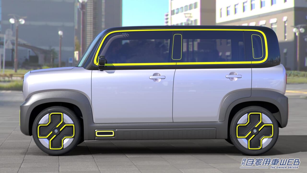 |スズキ、EV世界戦略車第一弾モデル「eVX」をJAPAN MOBILITY SHOW 2023に展示【ジャパンモビリティショー2023出展モデル紹介】