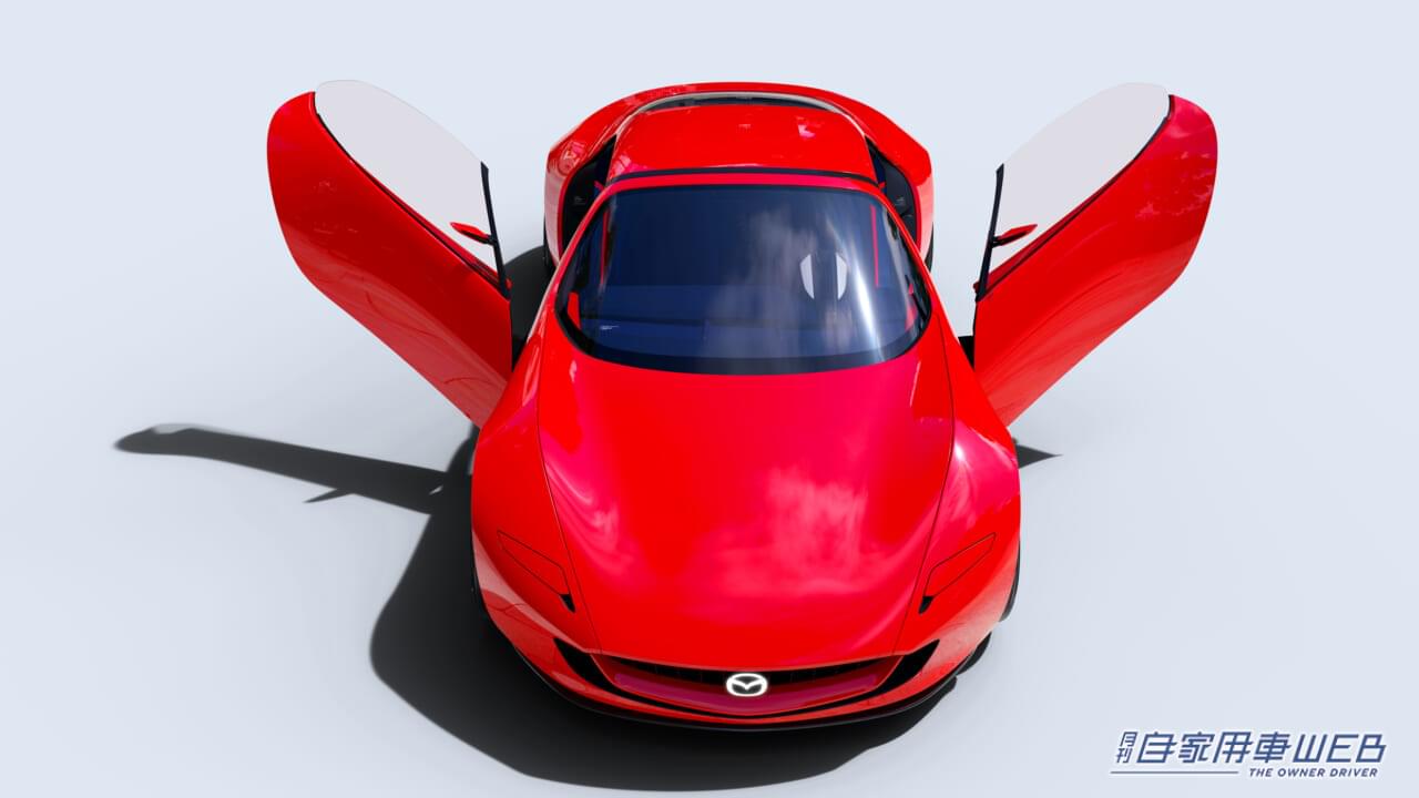 |【JMS2023コンセプトカー】新しい時代に適合したロータリークーペ。マツダ「MAZDA ICONIC SP(マツダアイコニック エスピー)」