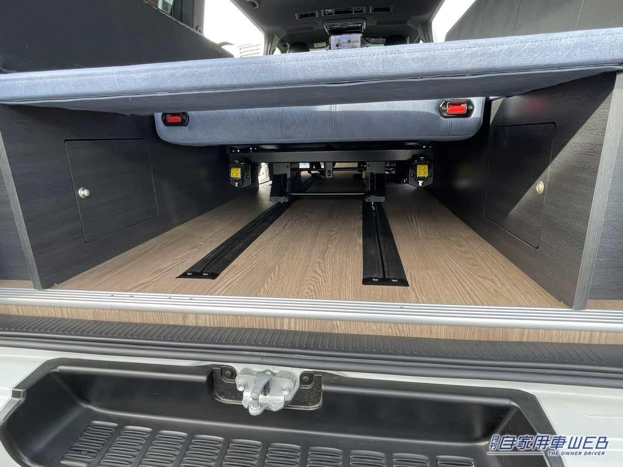 |シンプルなフルフラットが便利! トヨタ ハイエースがベースのキャンパー