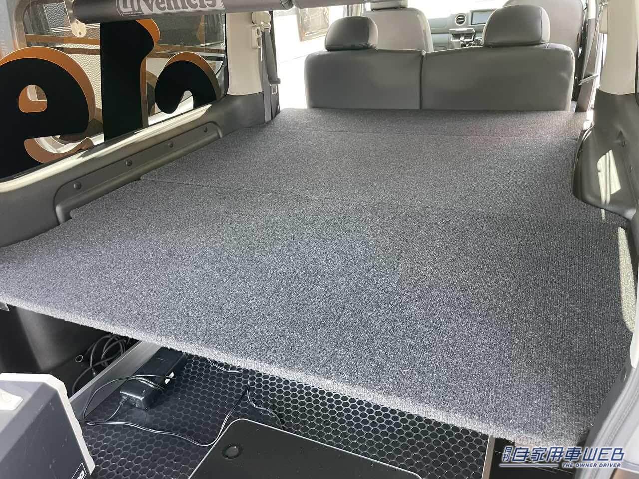 |この装備は絶対欲しい! スライドフロアがアウトドアに超便利な日産 キャラバンがベースのキャンパー