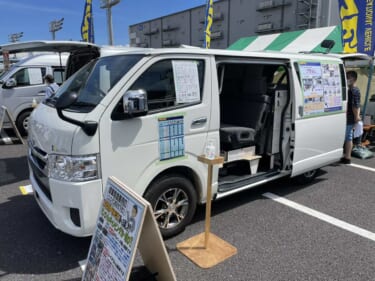 適材適所の装備で使いやすい! トヨタ ハイエースがベースのキャンパー