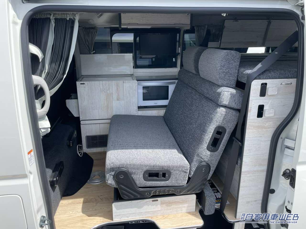 |適材適所の装備で使いやすい! トヨタ ハイエースがベースのキャンパー