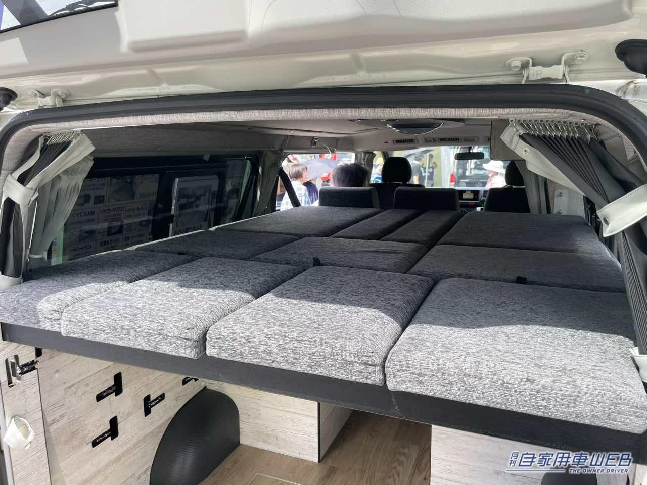 |適材適所の装備で使いやすい! トヨタ ハイエースがベースのキャンパー